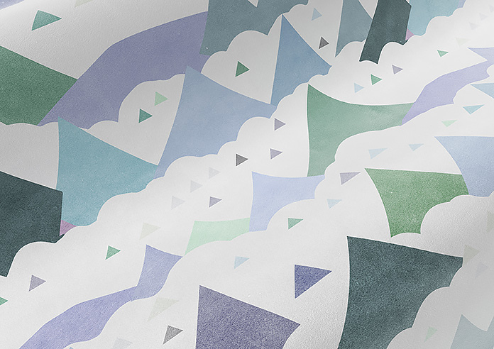 Cloudy Peaks, Icicle - Made to Measure Curtains - Image 4